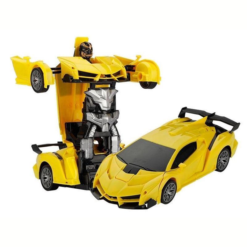 [Xmasgifts]Tibibee Transform Easter RC Cars for Boys 3-15,2.4Ghz Remote Control 1:18 Scale Robot Deformation 360° Rotation Rechargeable Batteries Included High-Quality ABS Plastic Gift Set,Blackfriday,Christmas