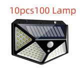 100 LED Solar Wall Light – Motion Sensor, Waterproof Outdoor Lamp (IP65)